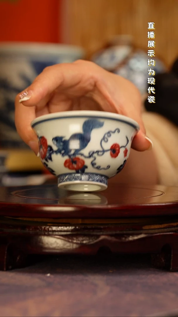 景德镇手工手绘陶瓷杯