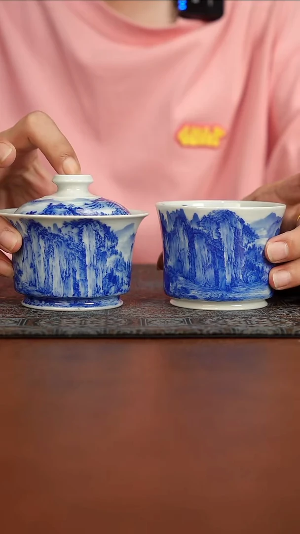 【钰之堂】景德镇手工茶器11四大经典-赤壁图