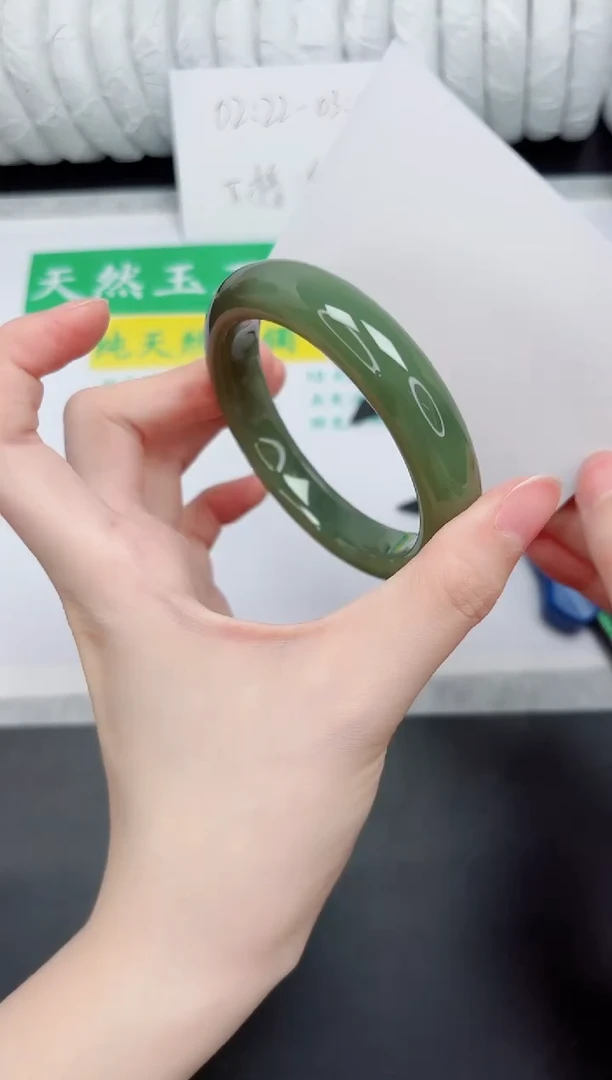 未镶嵌手镯和田玉234-55.4DBL