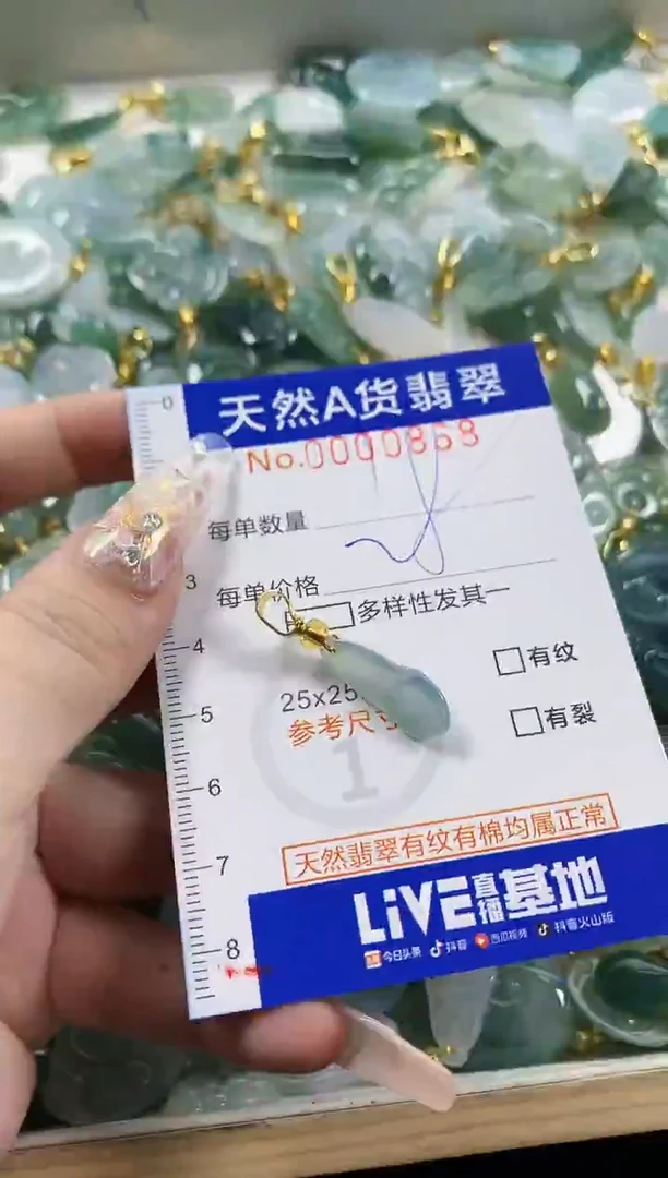 颈饰未镶嵌翡翠天然A货翡翠