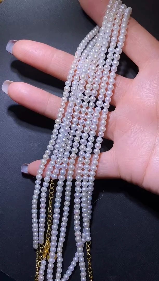 颈饰未镶嵌淡水珍珠珍珠项链（多样发一）