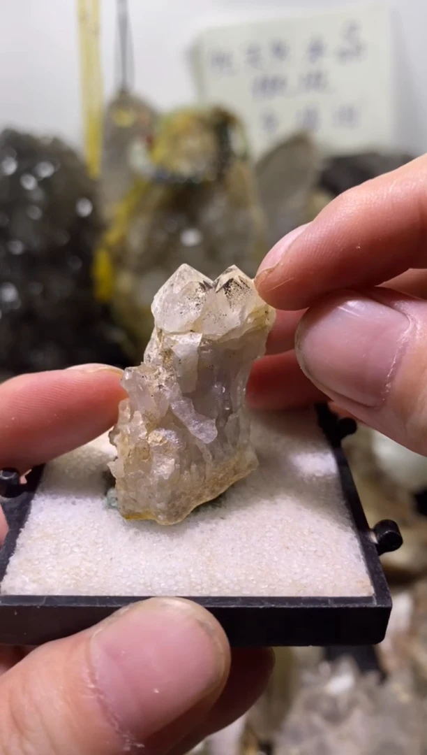 水晶珠宝半成品未镶嵌4号金口河花园水晶