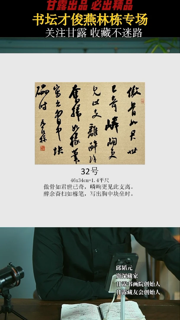 【闪购商品】书法燕林栋32号1518甘露美术馆