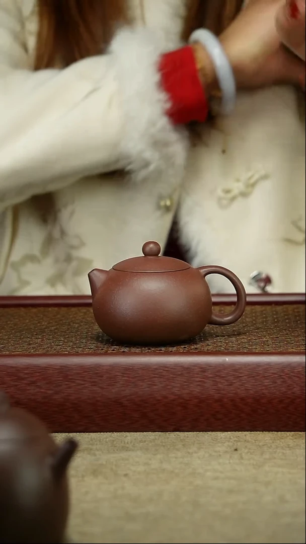 【闪购商品】紫砂茶壶lw 紫玉金砂 西施小