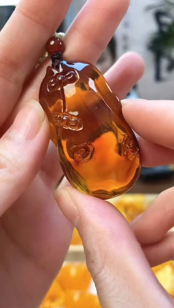 裸石琥珀未镶嵌天然琥珀蜜蜡