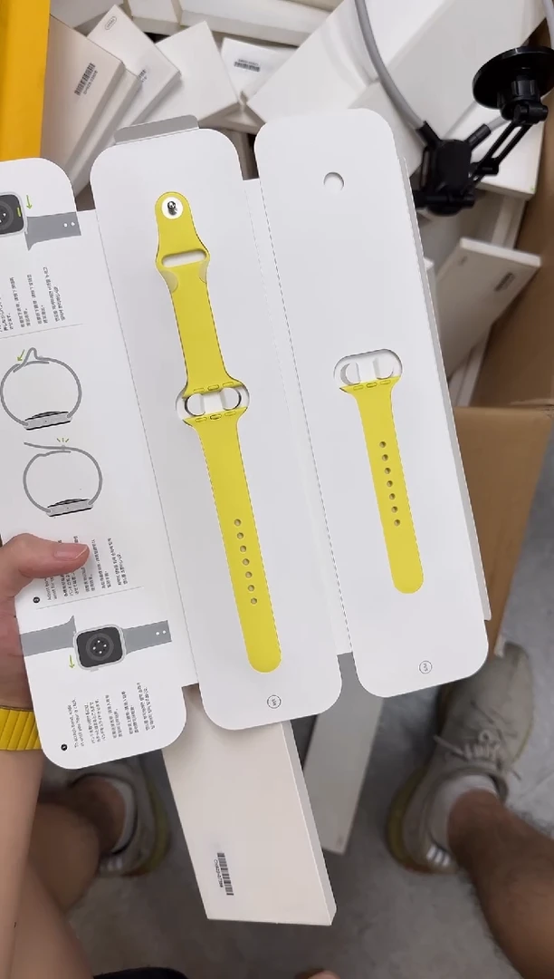 准新品7号 小表盘柠檬黄 硅胶