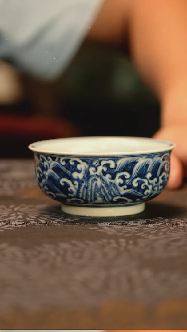 垂虹慕古江崖海水普洱杯