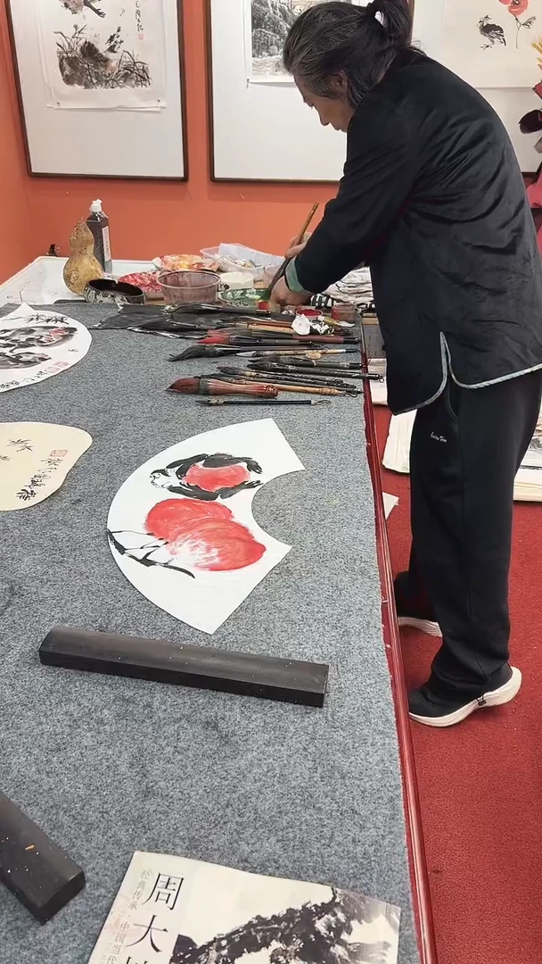 国画周大拙/国画/花鸟