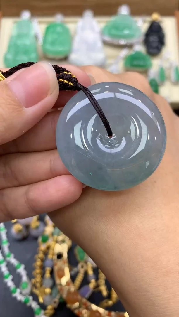 翡翠未镶嵌颈饰383-中国好珍宝