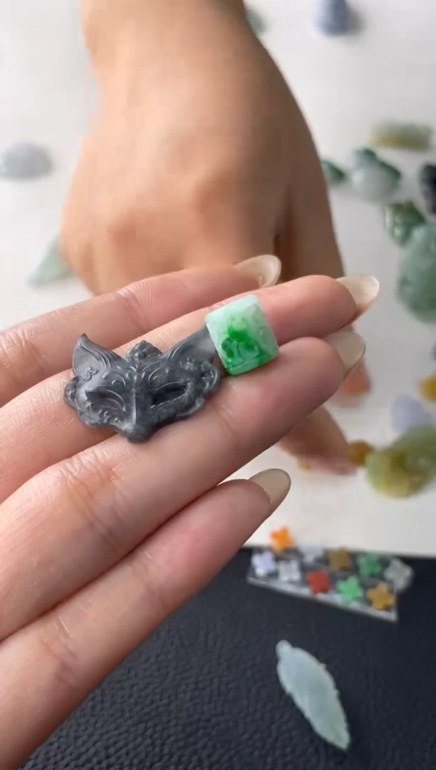 定制翡翠未镶嵌打包455