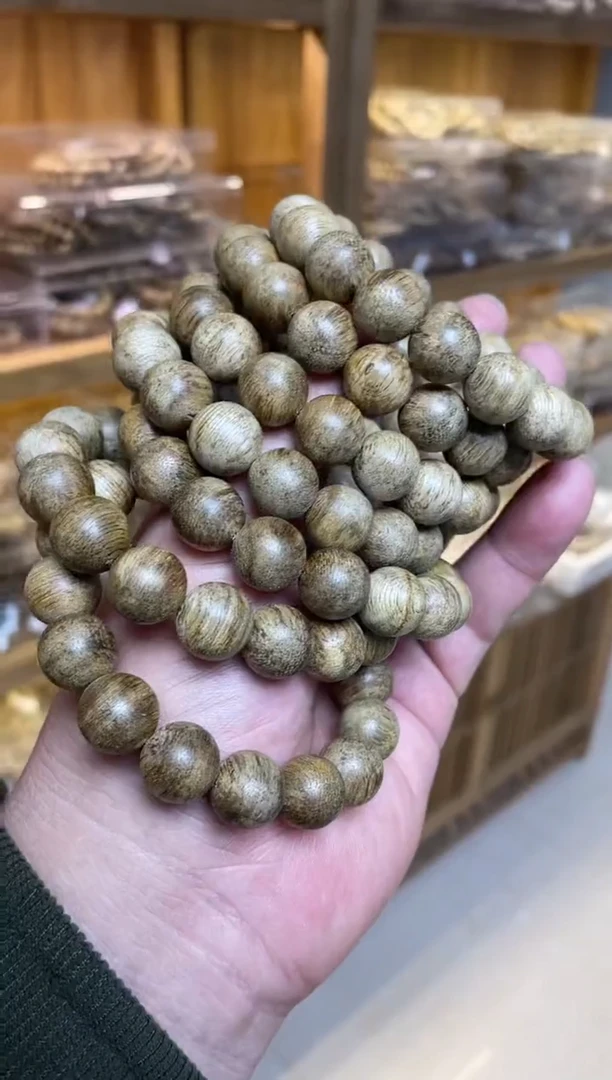 【闪购商品】沉香手串达拉干圆珠单圈鹧鸪斑1.3多样性发其一