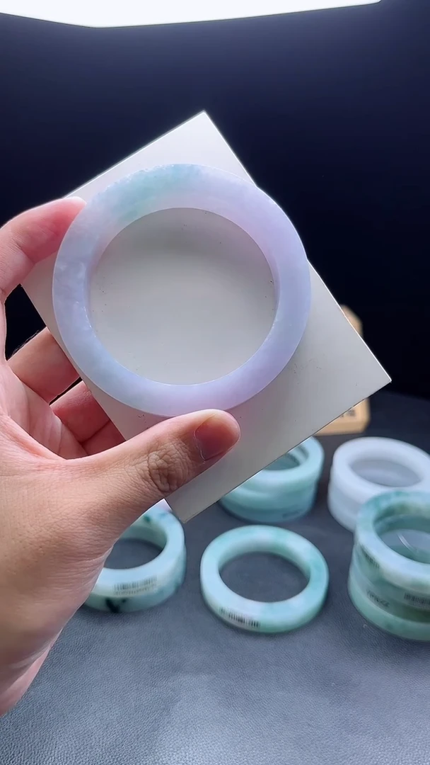 未镶嵌手镯定制翡翠竹**格定制