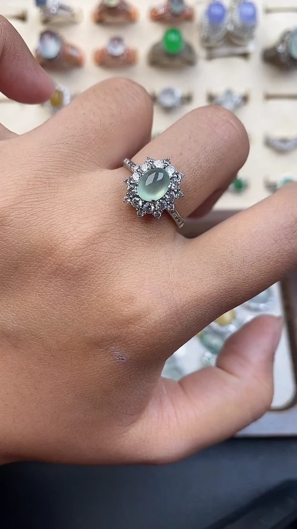 银S925镶嵌定制翡翠7654856