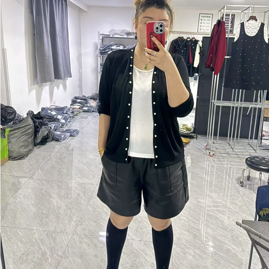 街头风简约时尚套装上衣针织衫轻奢夏季休闲设计师春夏长袖