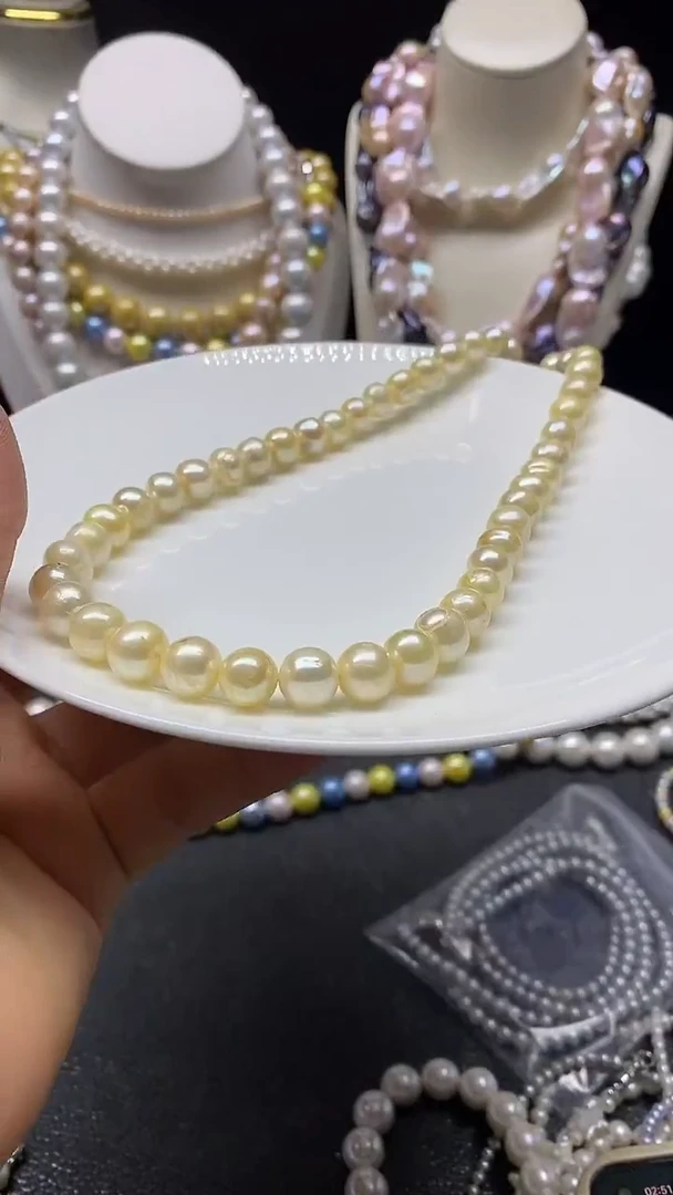 颈饰未镶嵌淡水珍珠多人