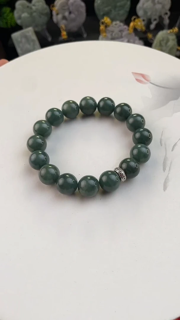 未镶嵌手链翡翠洁*定制翡翠326
