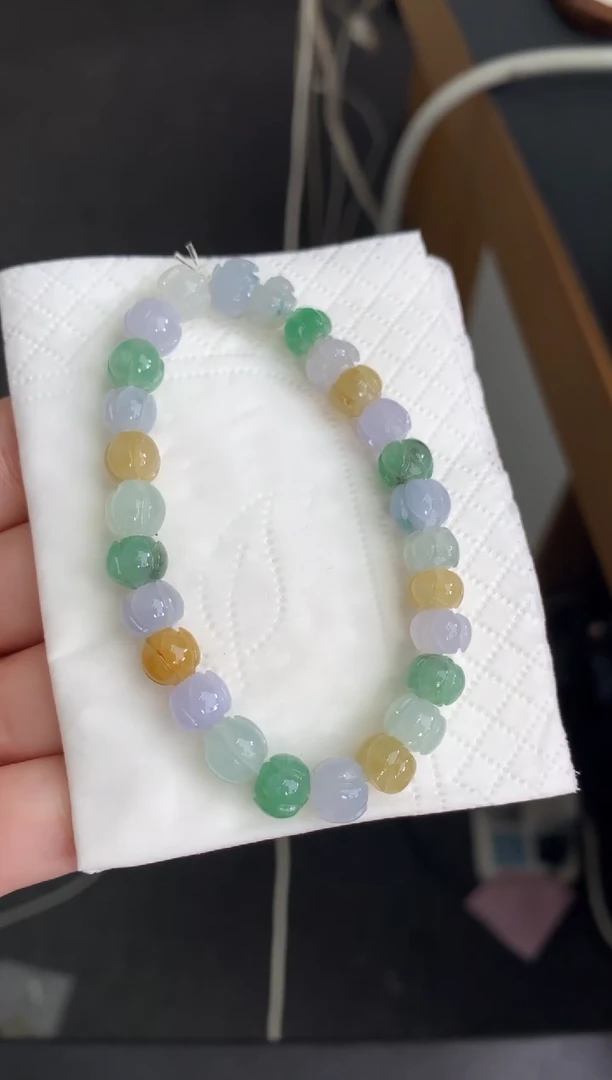 未镶嵌定制翡翠莲花珠