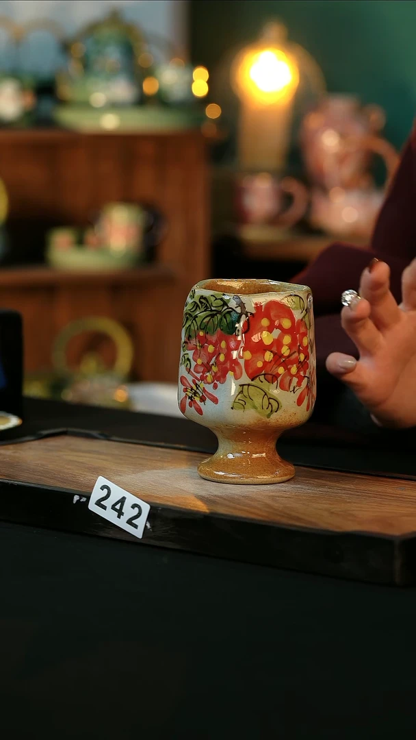 【闪购商品】杯手绘心瓷陶瓷浮力