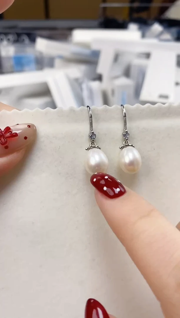 未镶嵌耳饰淡水珍珠ED1048