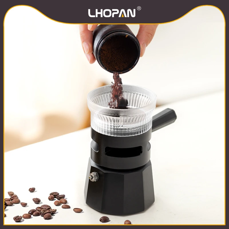 L'HOPAN/欧烹过滤布粉器简约咖啡接粉器填粉器快速抚平单滴滤器具