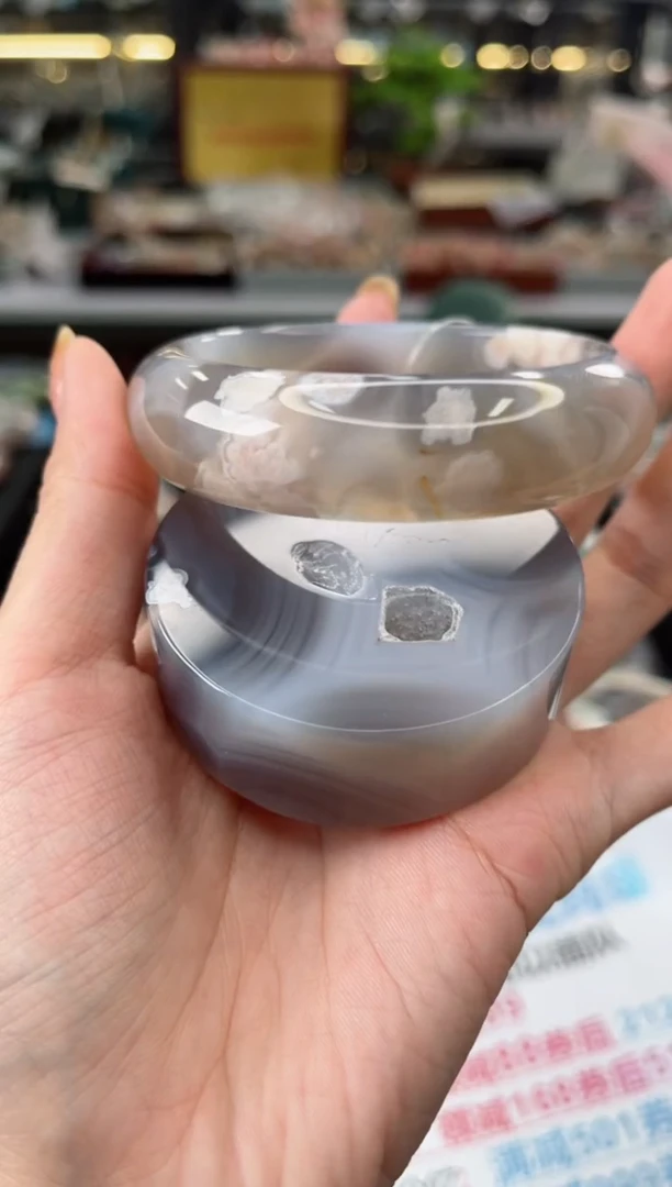 【闪购商品】石英质玉手镯未镶嵌60圈口（赠品镯心）6505111