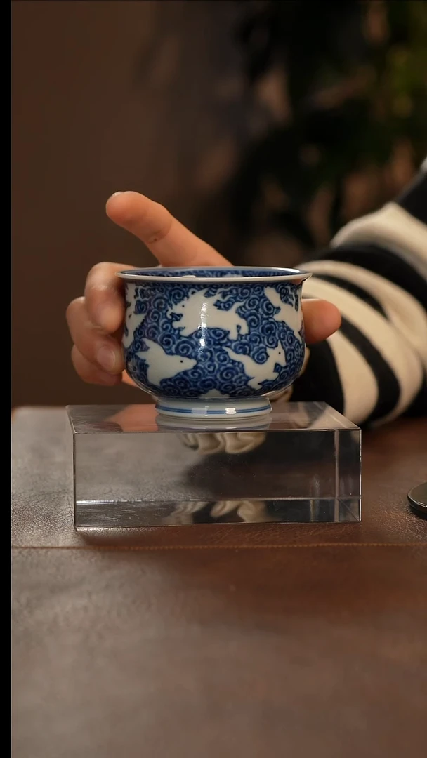 【闪购商品】青花瓷茶具斌芬陶瓷60/