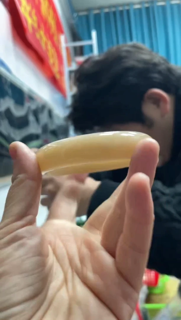 【闪购商品】和田玉颈饰未镶嵌A14藕粉正圈60