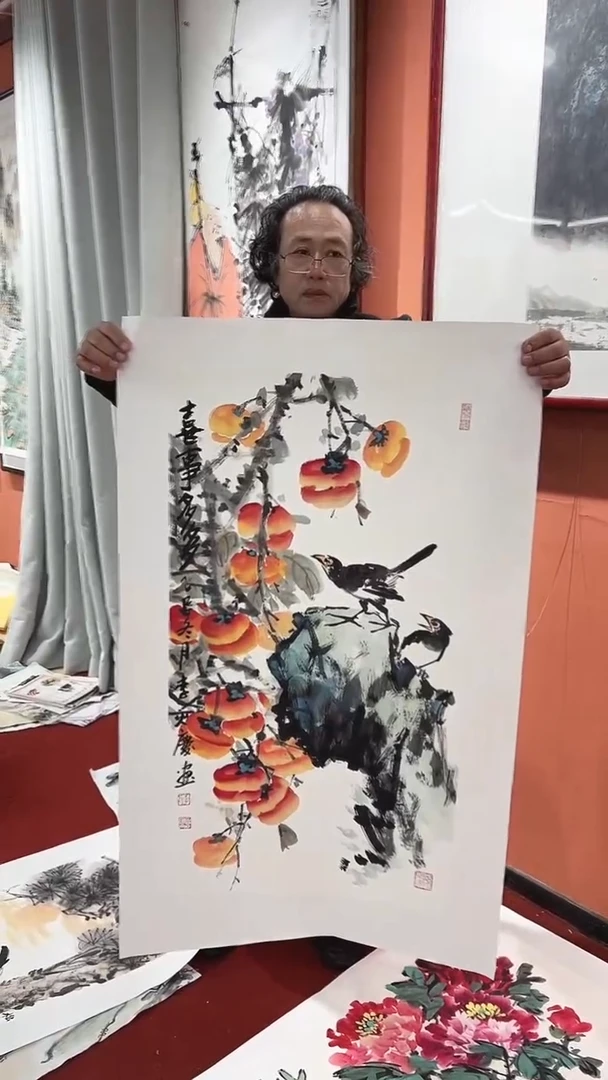 国画李火庆/国画/花鸟