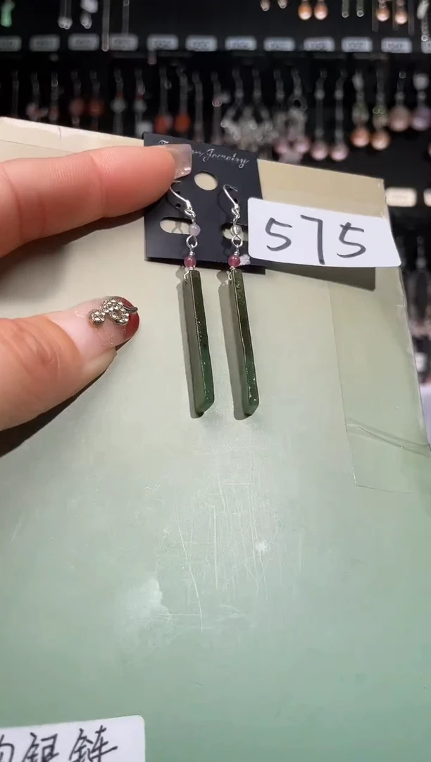 【闪购商品】紫晶耳饰银S925镶嵌喜欢拍