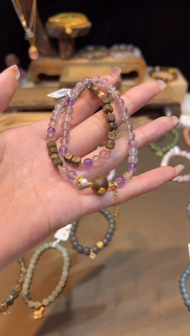 未镶嵌手链水晶手饰@@F5748