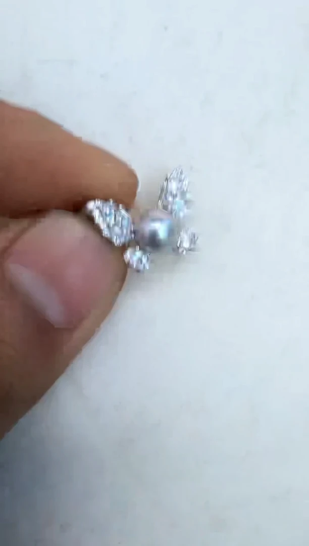 【闪购商品】海水珍珠颈饰银S925镶嵌吊坠