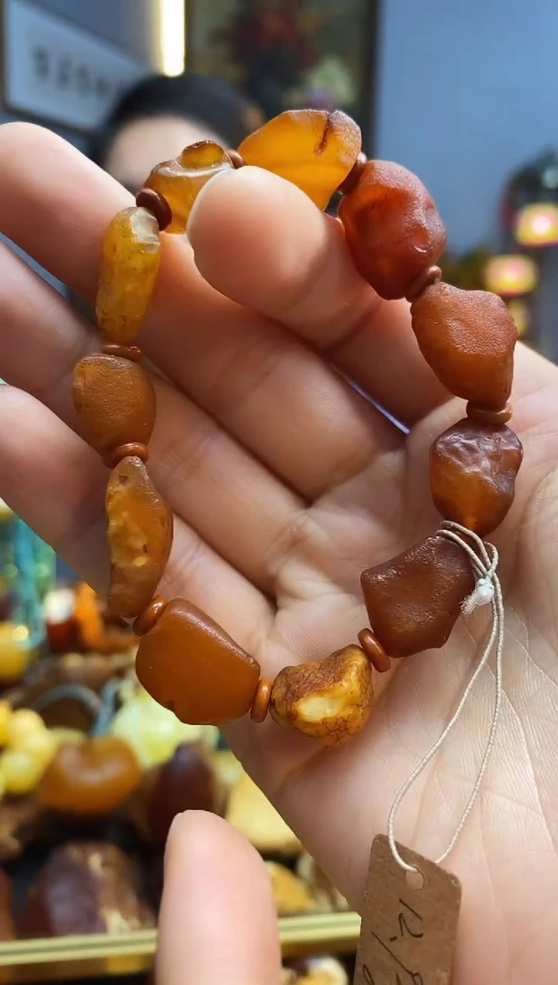 未镶嵌琥珀手串手串