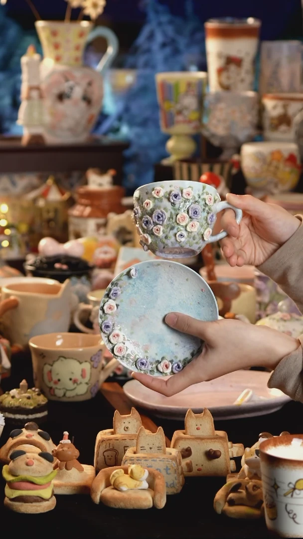 其他陶景德镇釉下彩手绘设计师款陶瓷