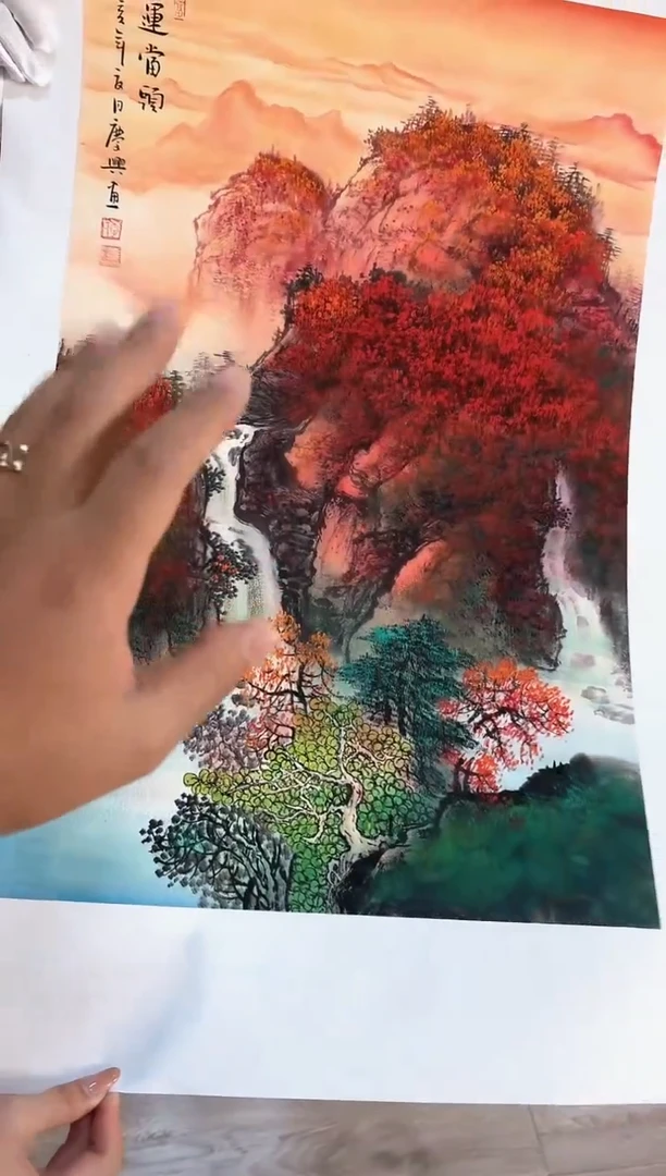 国画5赵隆轩艺术馆李庆兴老师作品