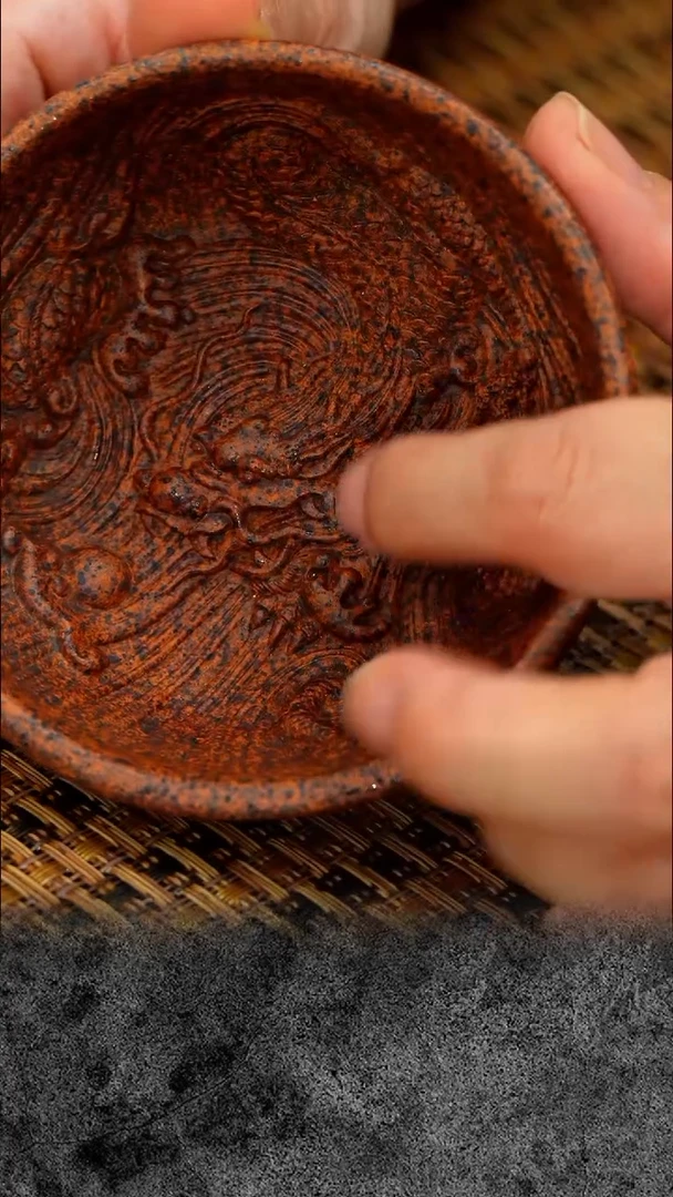 宜兴紫砂 紫砂茶壶3龙杯
