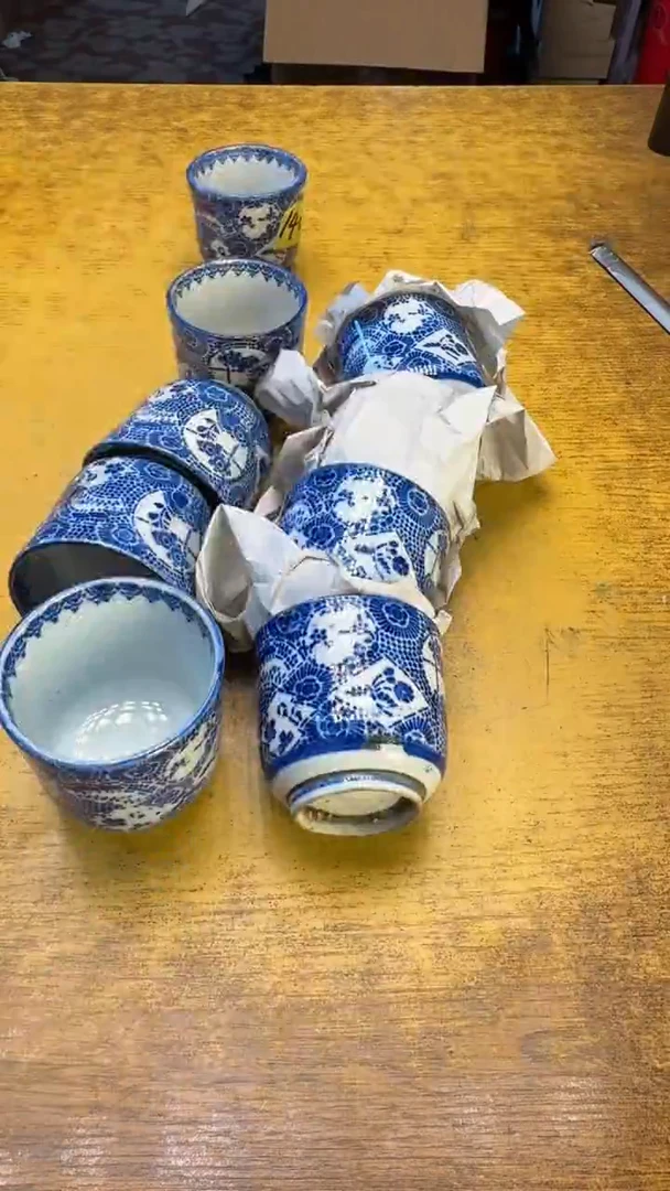 瓷器瓷器瑕疵破破140九件