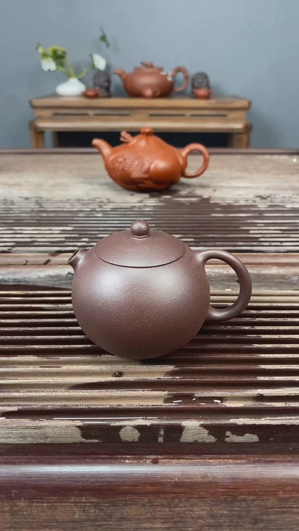 茶壶紫砂西施紫泥170