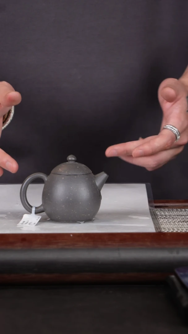 【闪购商品】紫砂茶壶63青灰紫泥龙蛋130