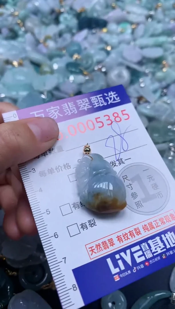 吊坠(不含链)未镶嵌翡翠5385