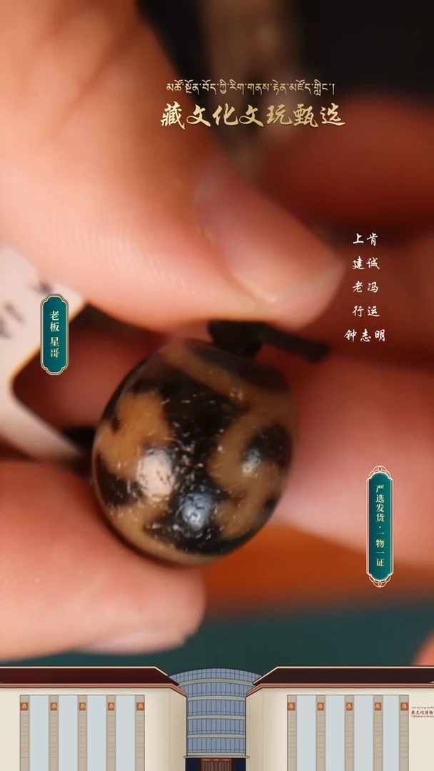 【闪购商品】玛瑙/玉髓颈饰未镶嵌老冯全品黑金四宝瓶 17*15.5