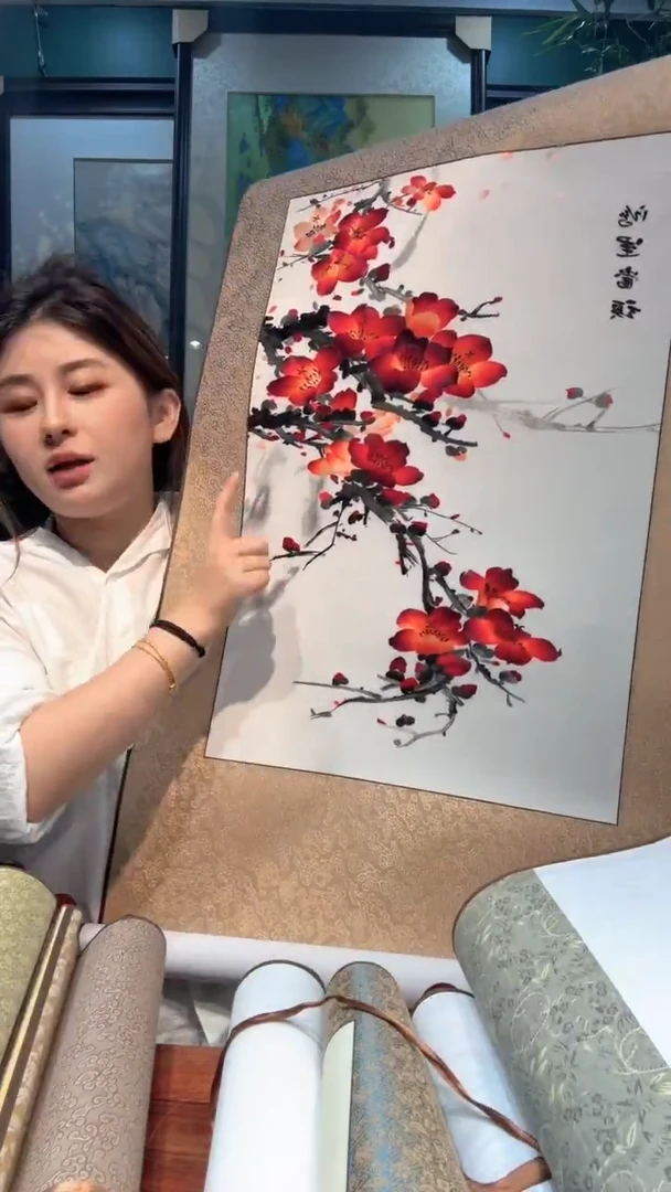 刺绣非遗苏绣手工刺绣鸿运当头