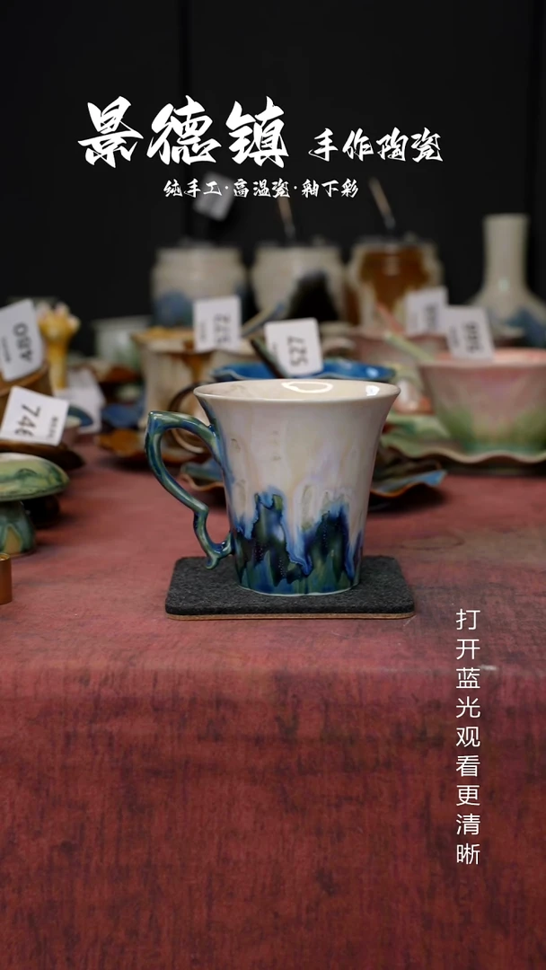 原创景德镇手工高温陶瓷876
