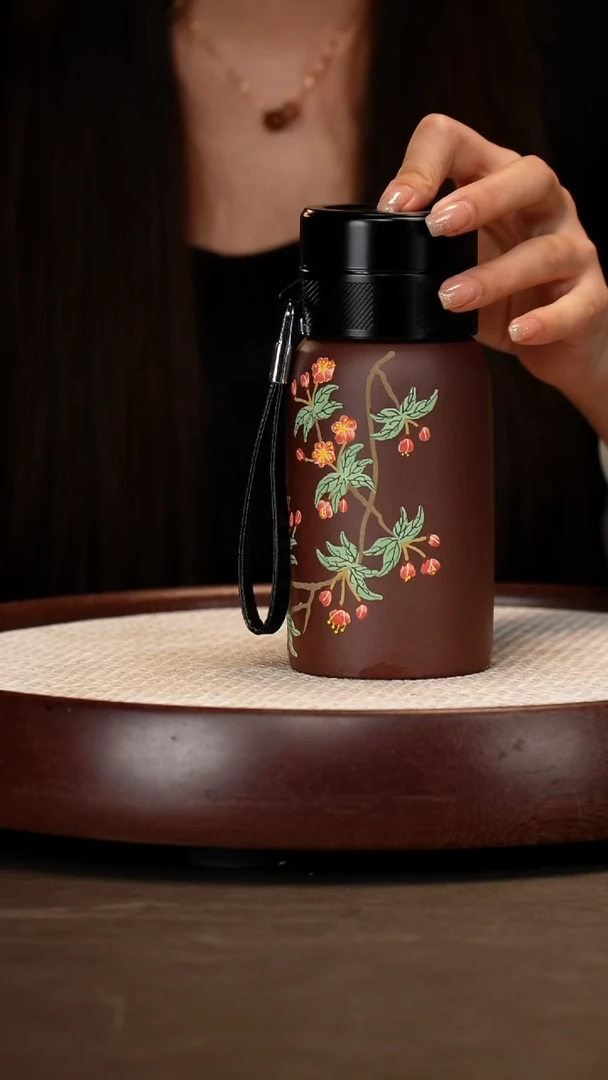 紫砂茶宠底槽清保温杯