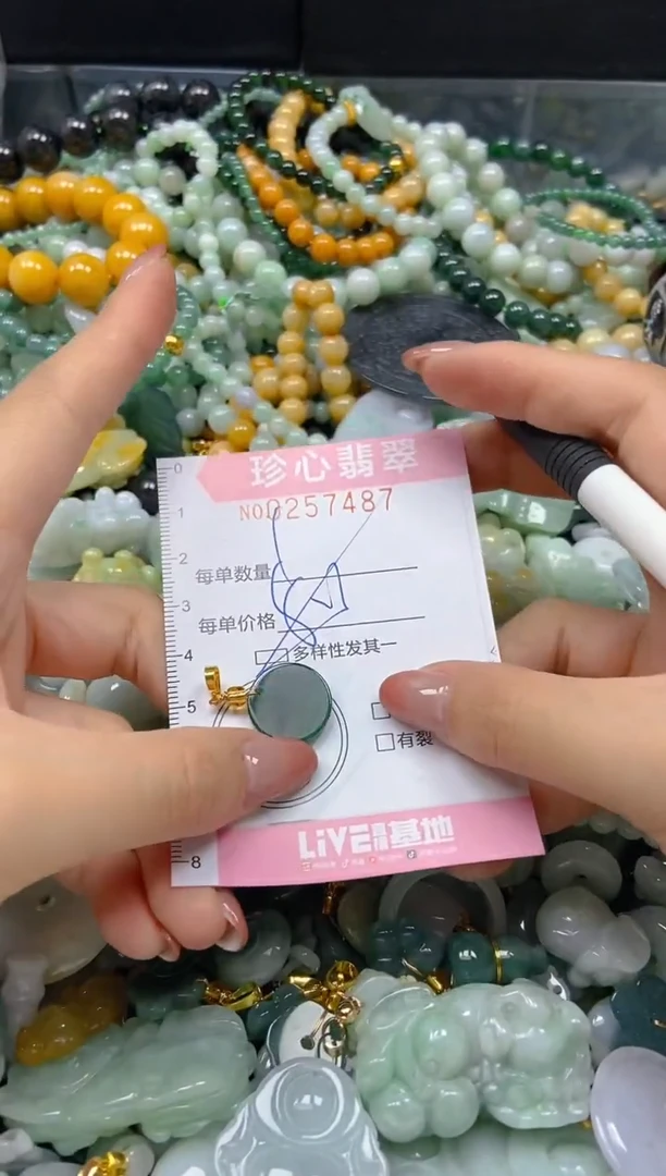 翡翠未镶嵌颈饰闪购0257487多样性发其一