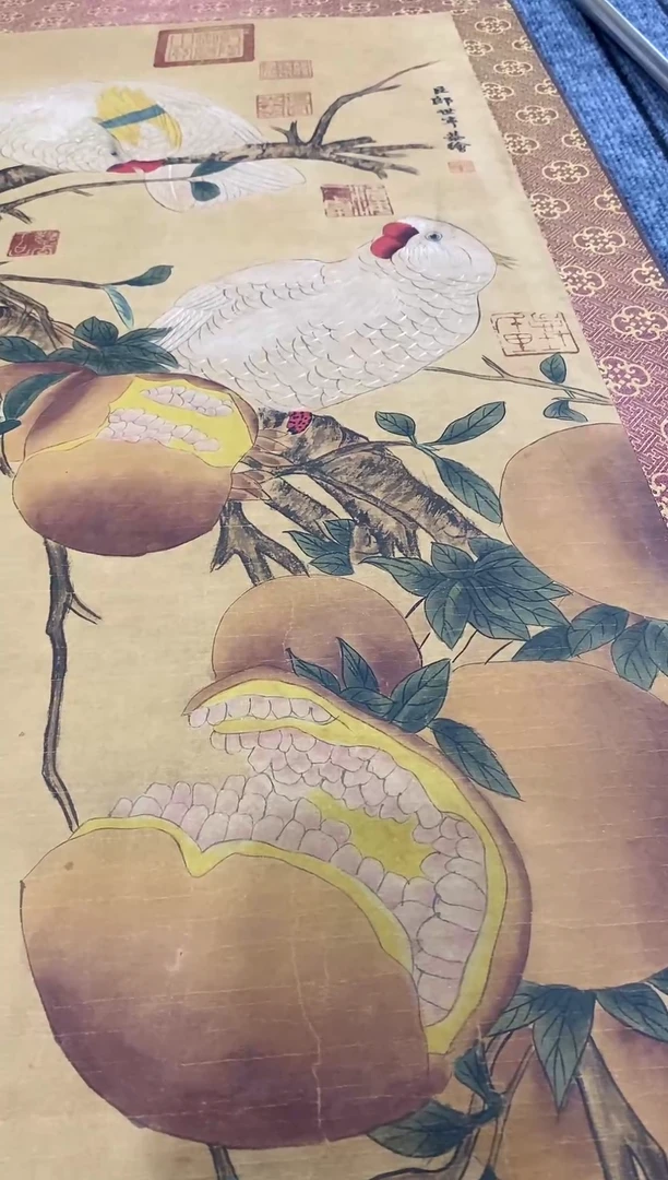 陶瓷纯手工手绘字画