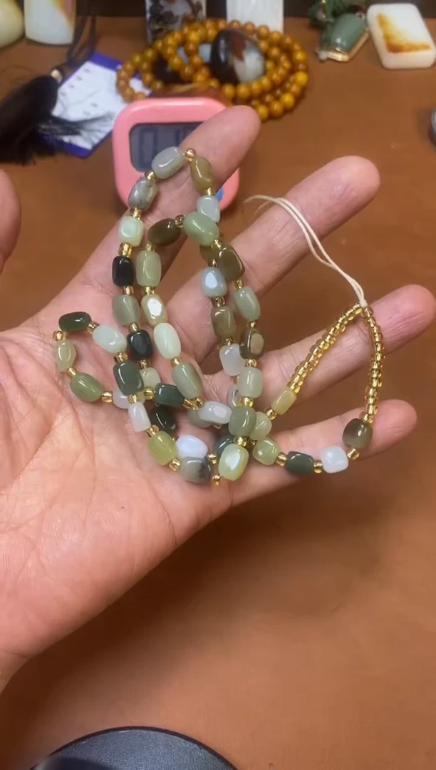 手链未镶嵌和田玉竹**风和田玉