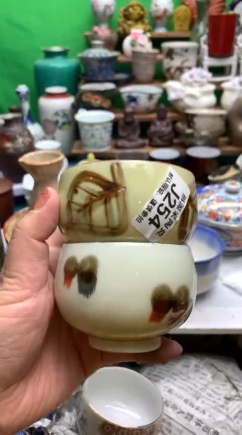 【闪购商品】盖碗海外回流瓷器