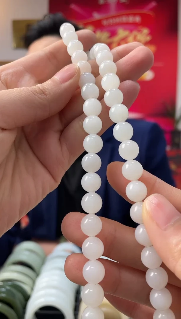 【闪购商品】和田玉颈饰未镶嵌高品天泰卡10-9美人链发一件