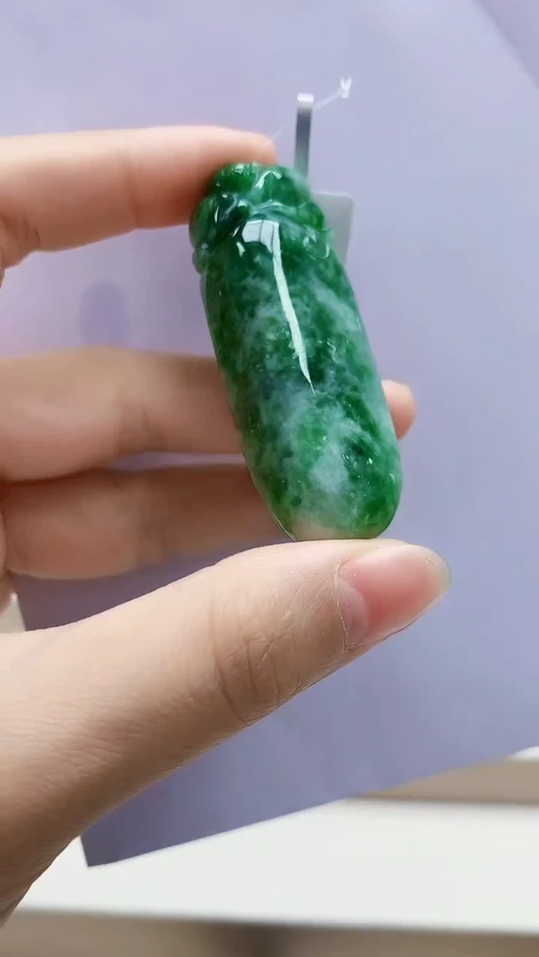 未镶嵌定制翡翠5145lr-毛货挂件112