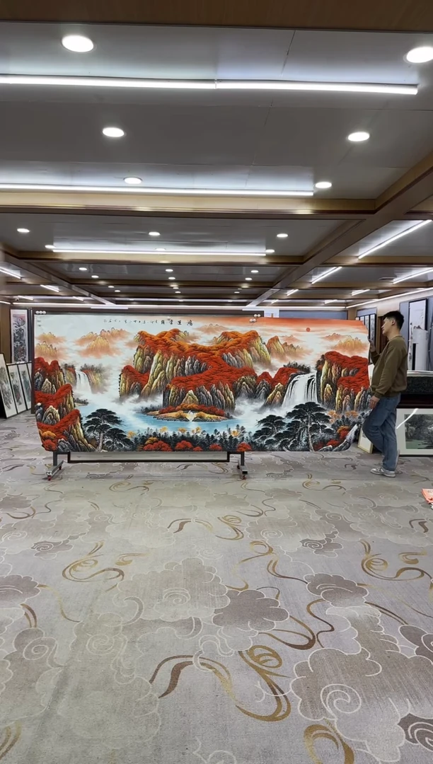 【闪购商品】绘画DC刘雪红-山水国画-大丈二